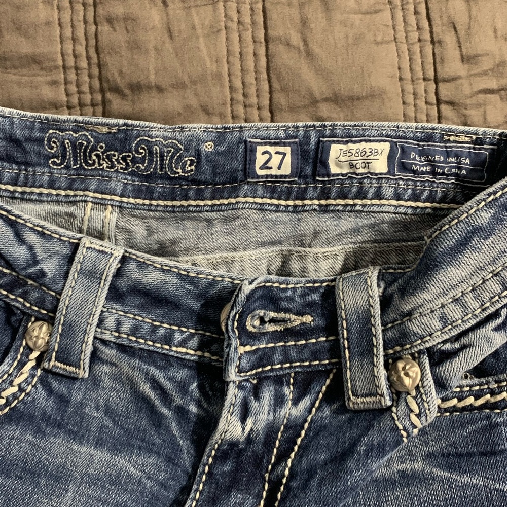 Miss Me Boot Cut Jeans (long) - Picture 5 of 8